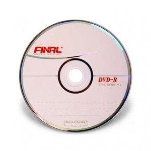 دی وی دی خام فینال مدل DVD-R بسته 50 عددی