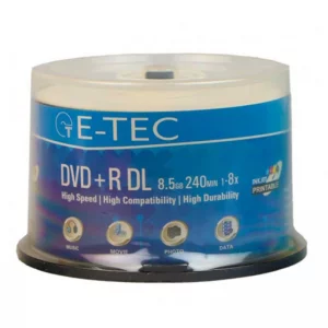 دی وی دی خام ناین ای تک مدل   DVD+R DL بسته 50 عددی