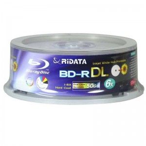 بلوری  خام 50 گیگ ری دیتا مدل BD-R بسته 15عددی