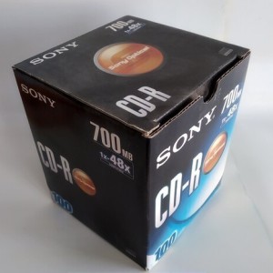 سی دی خام سونی مدل CD-R بسته 100عددی