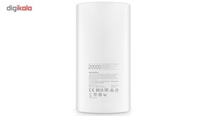 شارژر همراه ای دیتا مدل P20000D ظرفیت 20000 میلی آمپر ساعت