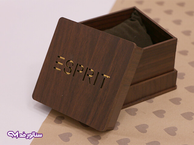 خرید جعبه ساعت طرح ESPRIT چوبی | بدلیجات سناتورمد
