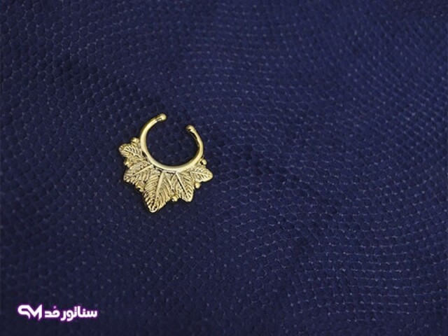 خرید پیرسینگ بینی طلایی PI9055 | فروشگاه بدلیجات سناتور مد
