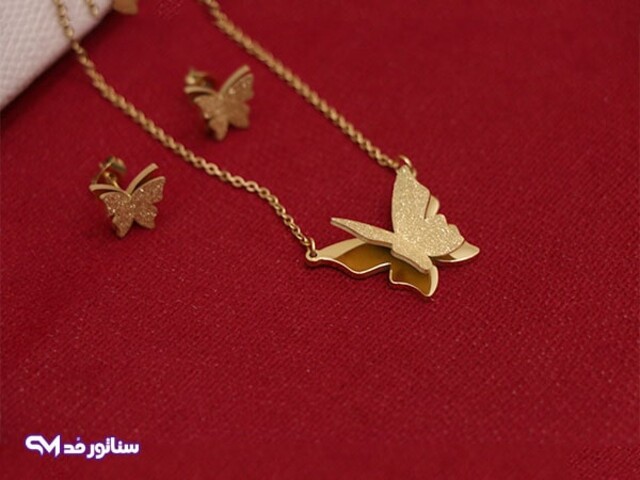 خرید نیم ست دخترانه پروانه N8098 | فروشگاه بدلیجات سناتور مد