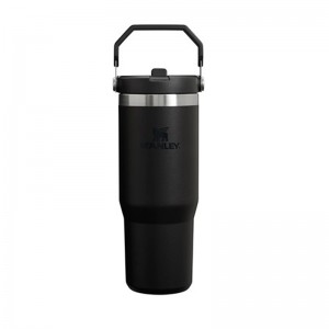 ماگ استنلی نی دار مشکی 887 میلی لیتر FLIP STRAW TUMBLER