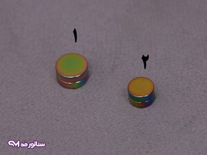 قیمت گوشواره مردانه مگنتی هفت رنگ| فروشگاه بدلیجات سناتور مد