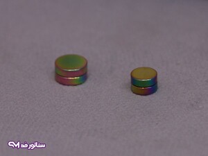خرید گوشواره مردانه مگنتی هفت رنگ | فروشگاه بدلیجات سناتور مد