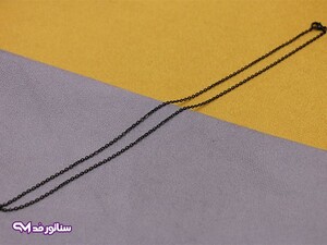 زنجیر استیل ساده مشکی Z9006