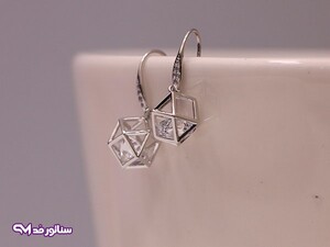 گوشواره نقره ای رنگ G5130