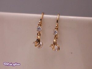 گوشواره آویز طرح طلا G5131
