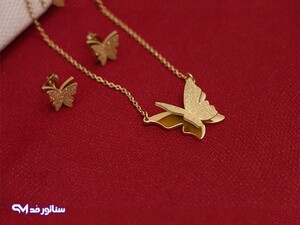 نیم ست دخترانه پروانه N8098