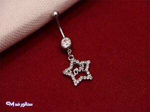 پیرسینگ لاو نگین دار PI9062