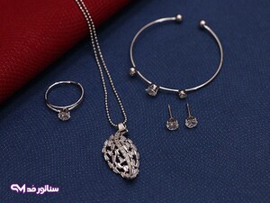 نیم ست کودک نقره ای NB8013