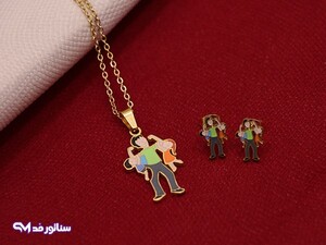 نیم ست بچگانه طرح خانواده NB8006