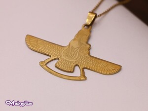 گردنبند فروهر طلایی SG2083