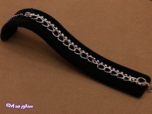 پابند زنجیری نگین دار P1016
