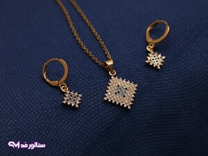 نیم ست نگین دار سناتورمد N8122