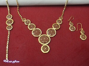 سرویس استیل طرح طلا N8090