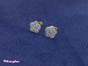 پیرسینگ گوش دخترانه طرح گل PI9040
