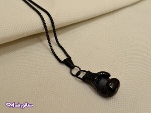 گردنبند دستکش بوکس مشکی SG2075