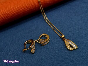 نیم ست طرح طلا سناتورمد N8081