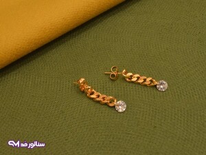 گوشواره کارتیر نگین دار G5065
