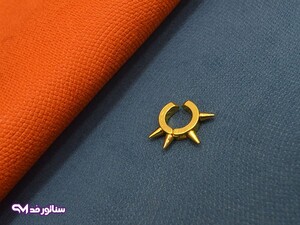 گوشواره مردانه طلایی سناتورمد G5045
