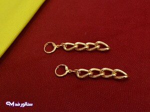 گوشواره کارتیر طلایی سناتورمد G5096