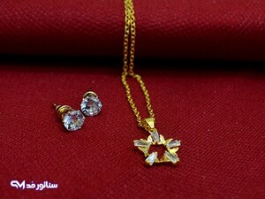 نیم ست استیل نگین دار سناتورمد N8069