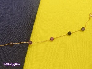 دستبند استیل دخترانه مهره ای DZ1022