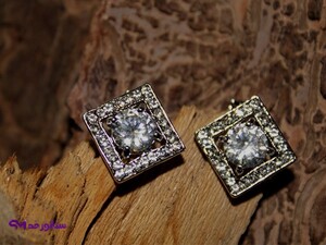 گوشواره استیل نگین دار G5078