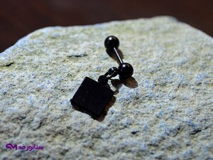 پیرسینگ گوش مشکی PI9008