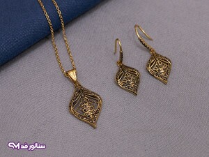 نیم ست استیل سیاه قلم N8039