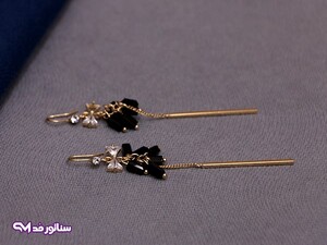 گوشواره استیل آویز پاپیونی کد G5073