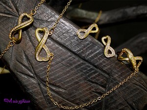 سرویس استیل زنانه مدل بی نهایت