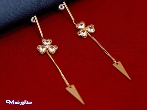 گوشواره استیل آویز طرح قلب کد G5063