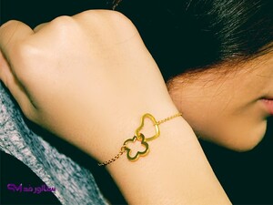 دستبند زنانه استیل کد DZ1005