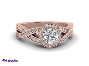 انگشتر زنانه استیل AZ4001