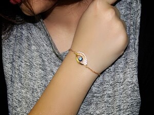 دستبند زنانه استیل کد DZ1001
