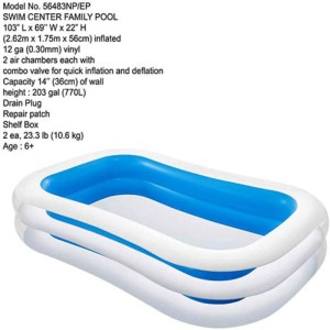 استخر بادی خانوادگی شفاف 56483