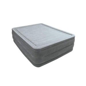 تخت خواب بادی دونفره با ارتفاع بلند مخمل 64418