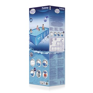 استخر پیش ساخته مستطیلی 211*400 فریمی 56424