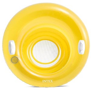 شناور بادی روی آب مبلی با کف توری مدل 58883 yellow