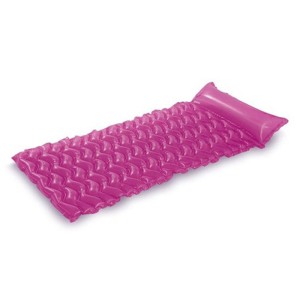 تشک بادی روی آب طبی صورتی بالش دار 58807 pink