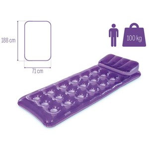 تشک بادی روی آب بنفش بالش دار 58890 Purple