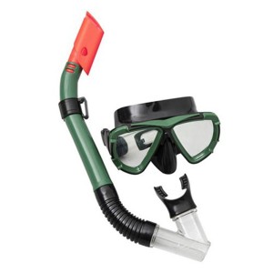 اسنورکل و ماسک شنا مدل Hydro-Pro بزرگسال سبز 24053 Green