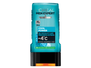 ژل حمام مردانه لورال Loreal سری Expert مدل COOL POWER، حجم 300 میلی لیتر