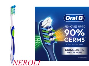مسواک اورال بی مدل  CRISSCROSS SOFT ( کریس کراس )