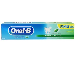 خمیر دندان ژل گیاهی نعناع قوی اورال بی  سایز خانواده مدل STRONG TEETH