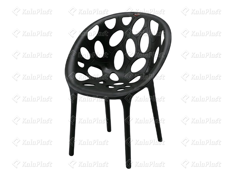 صندلی پلیمری مدرن دسته دار آذین کد 475